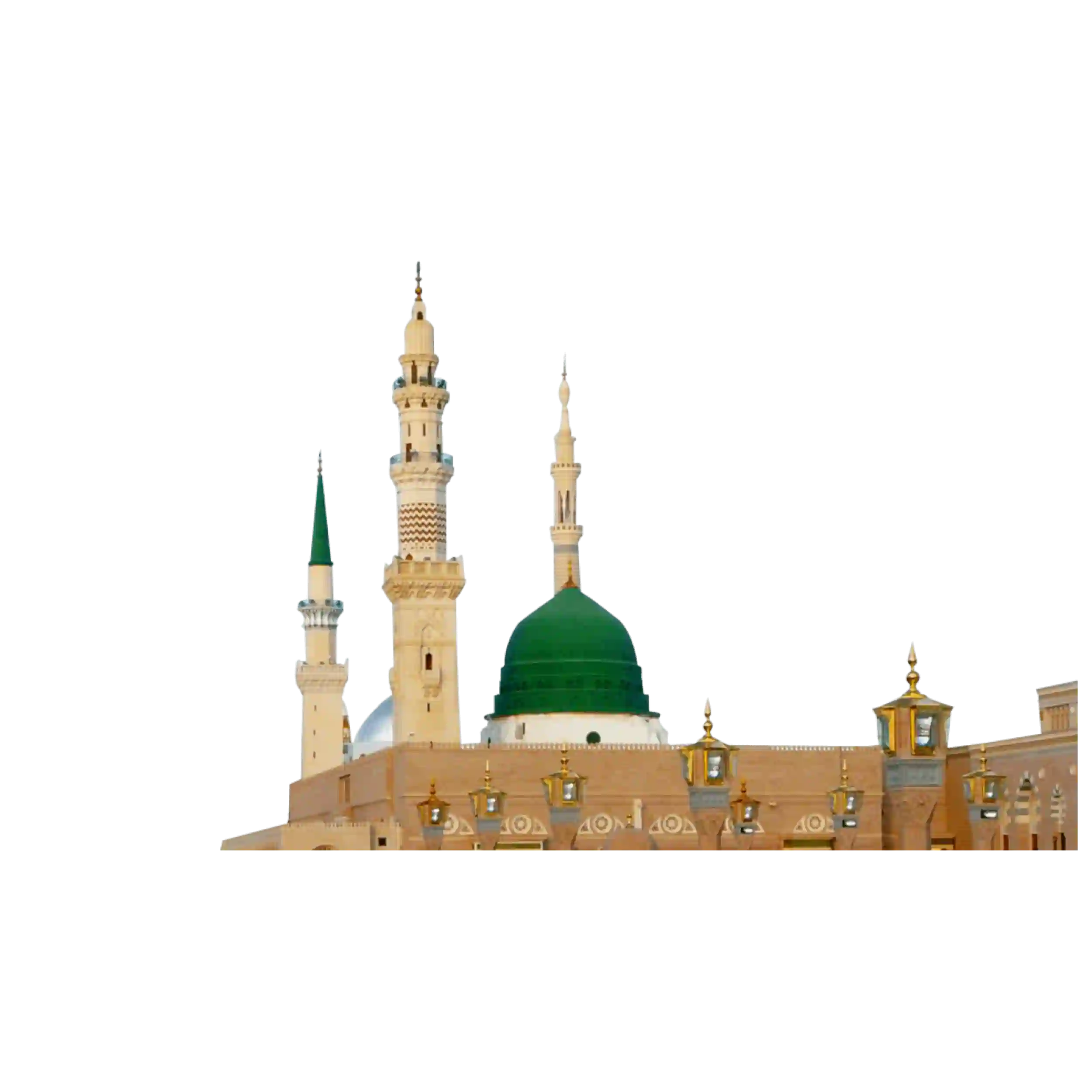 Madina PNG Transparent - Masjid Nabawi Medina. Mosque of Prophet Mohammed P.B.U.H.