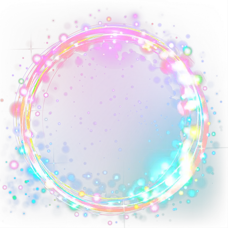 Bright Light Effect Fractal Art Circle Light Png - Widepik