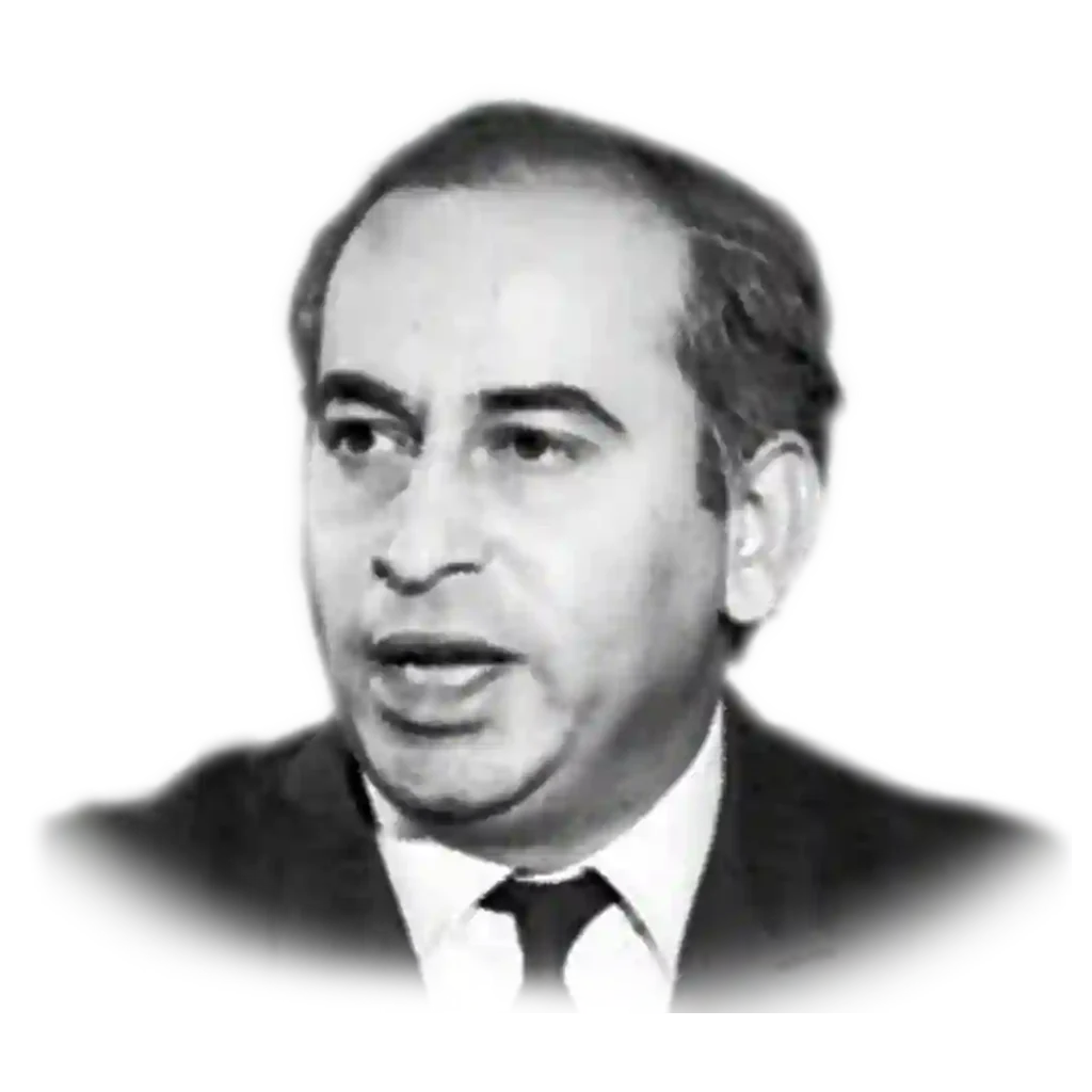 Zulfikar Ali Bhutto Image PNG | Widepik