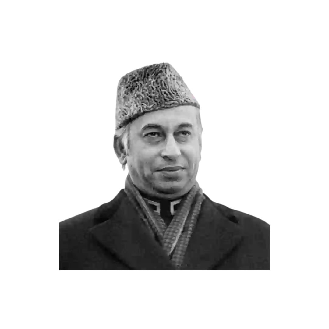 Zulfikar Ali Bhutto HD Photo PNG | Widepik