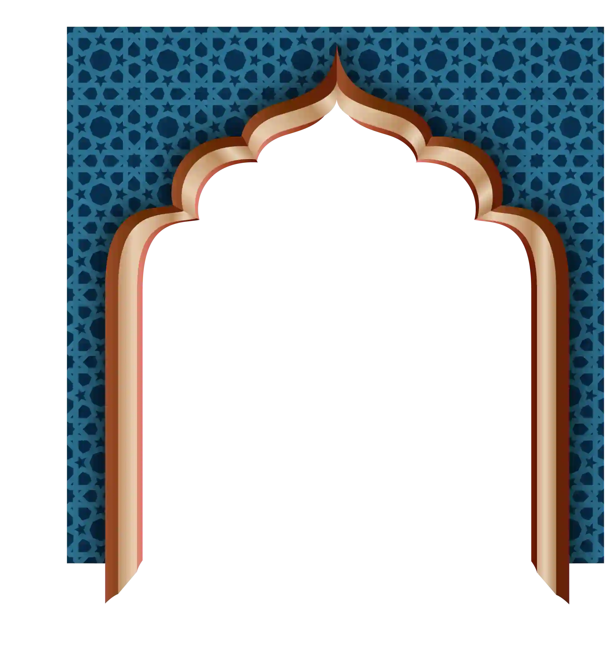 Eid Al Fitr Eid Mubarak Ramadan Eid Al Adha Blue Retro Wall Door Png - Widepik