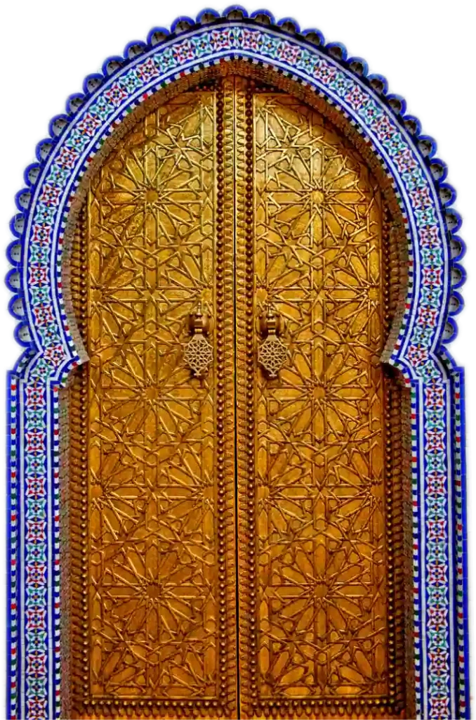 Golden Door PNG Image Download | Widepik