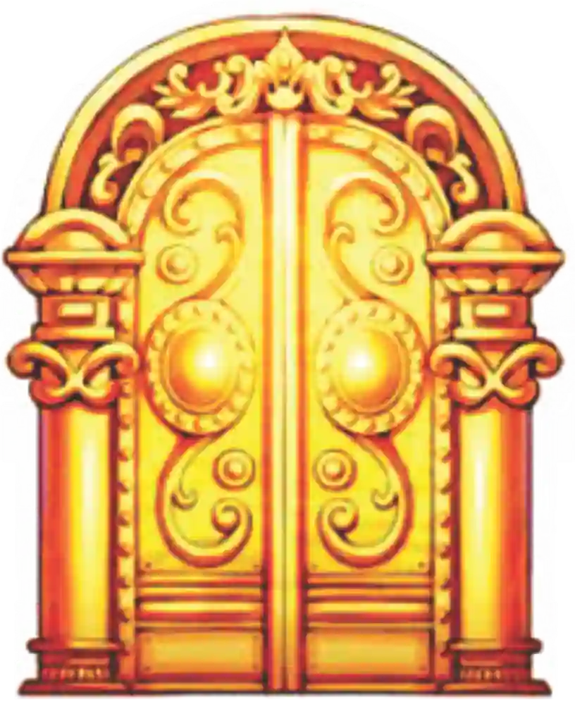 Golden Door PNG Image | Widepik