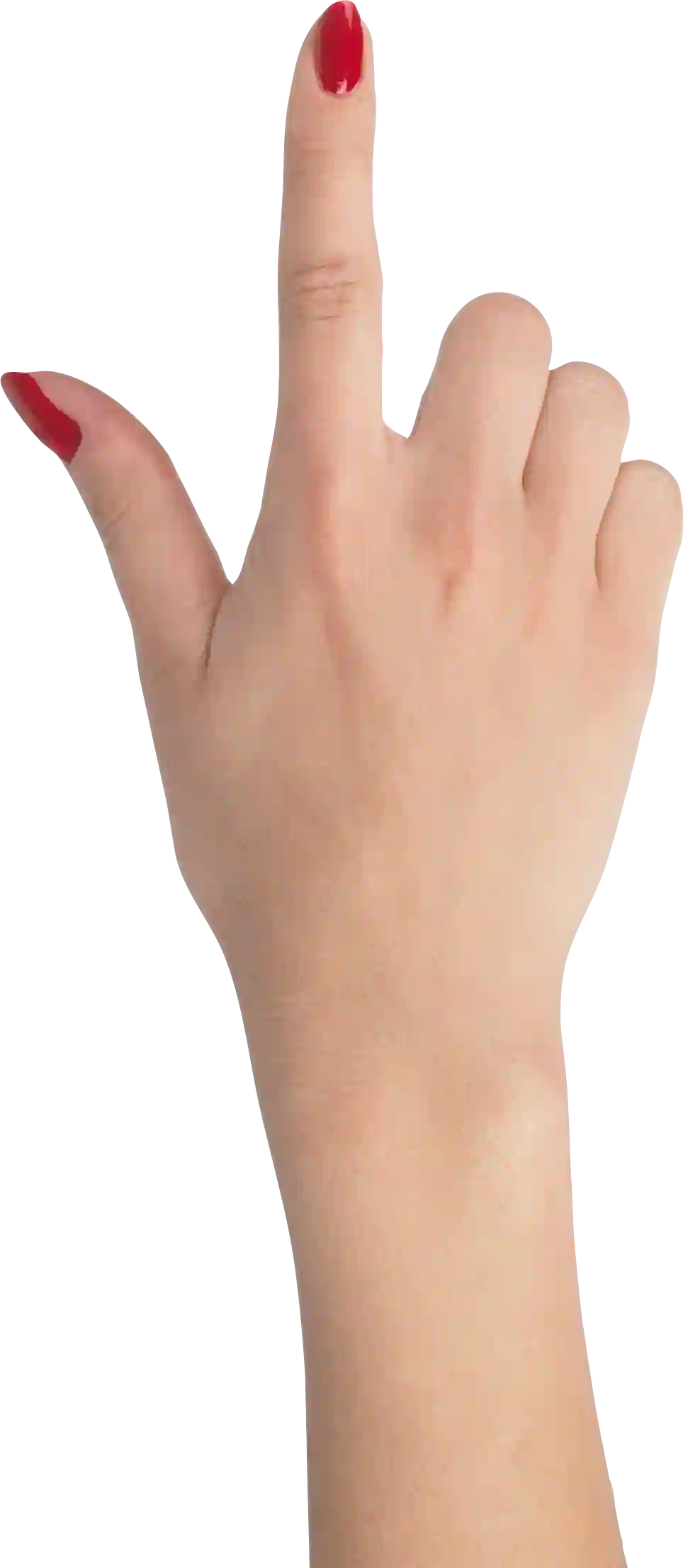 Woman's Hand Touching Visual Screen Stock Png - Widepik