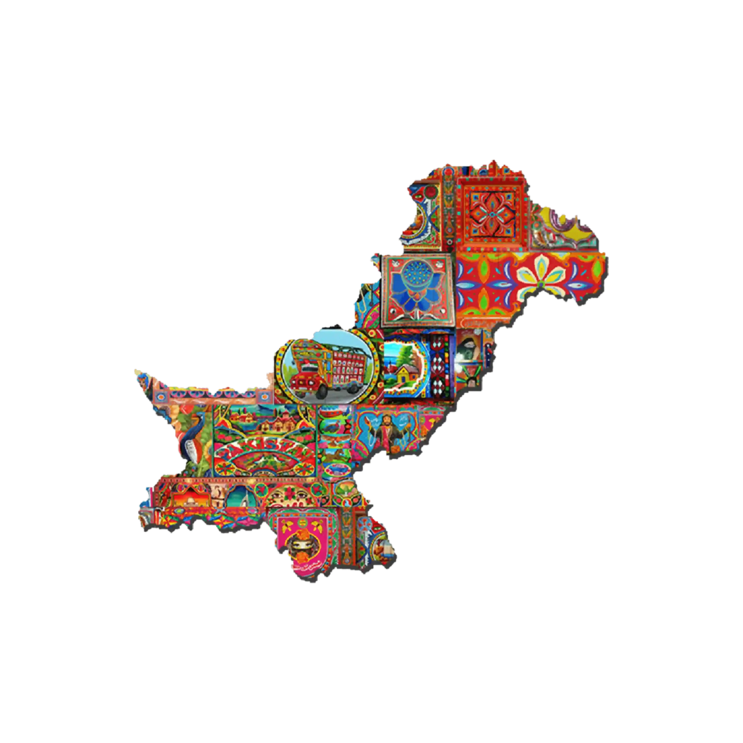 Pakistan Map Png Free Download - Widepik