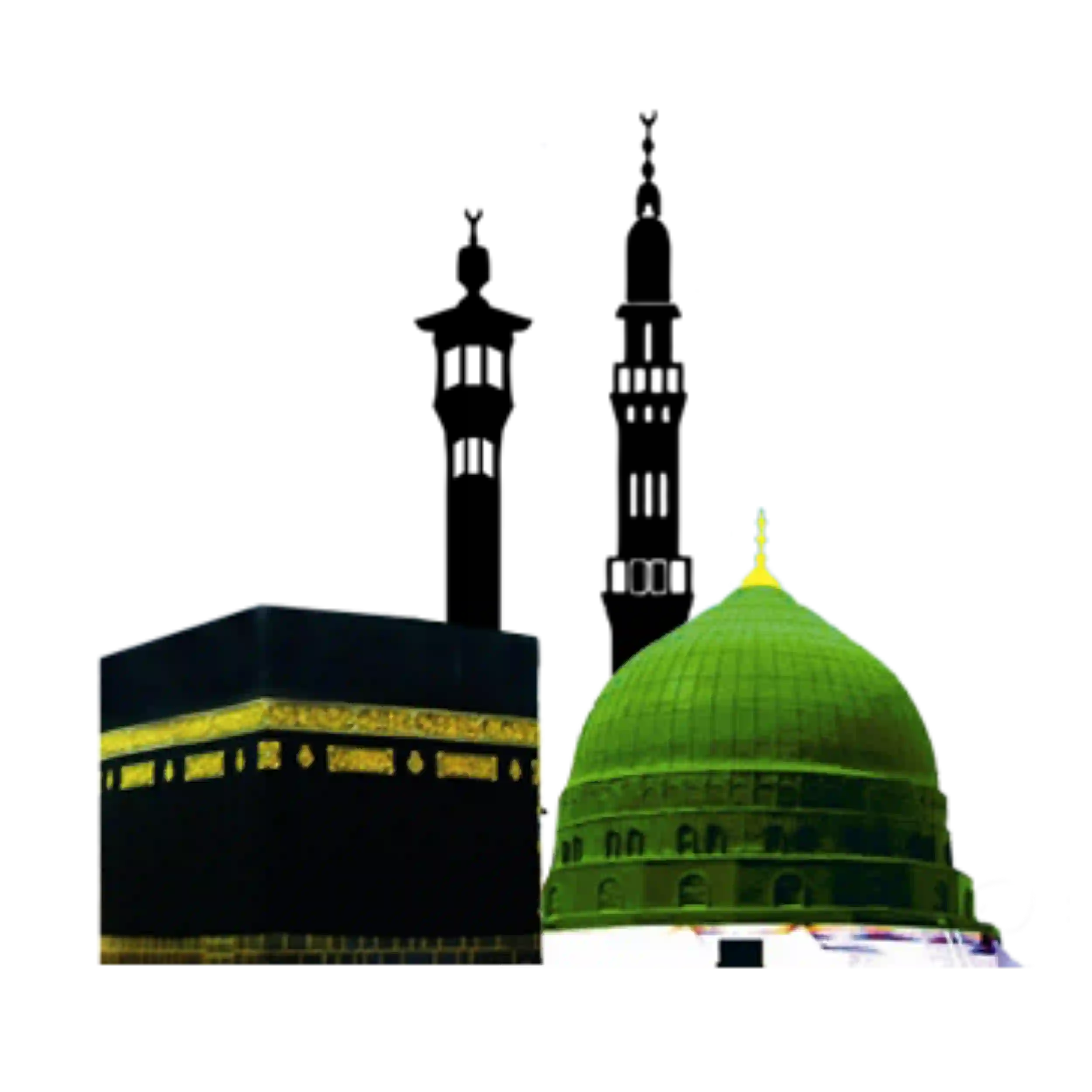 Makkah and Madina HD PNG Image | Widepik