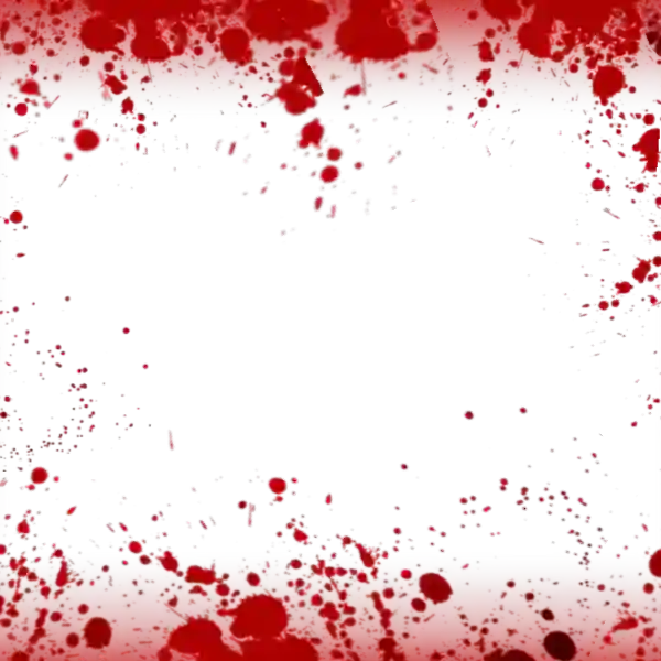 Blood On Screen Frame PNG Image | Widepik