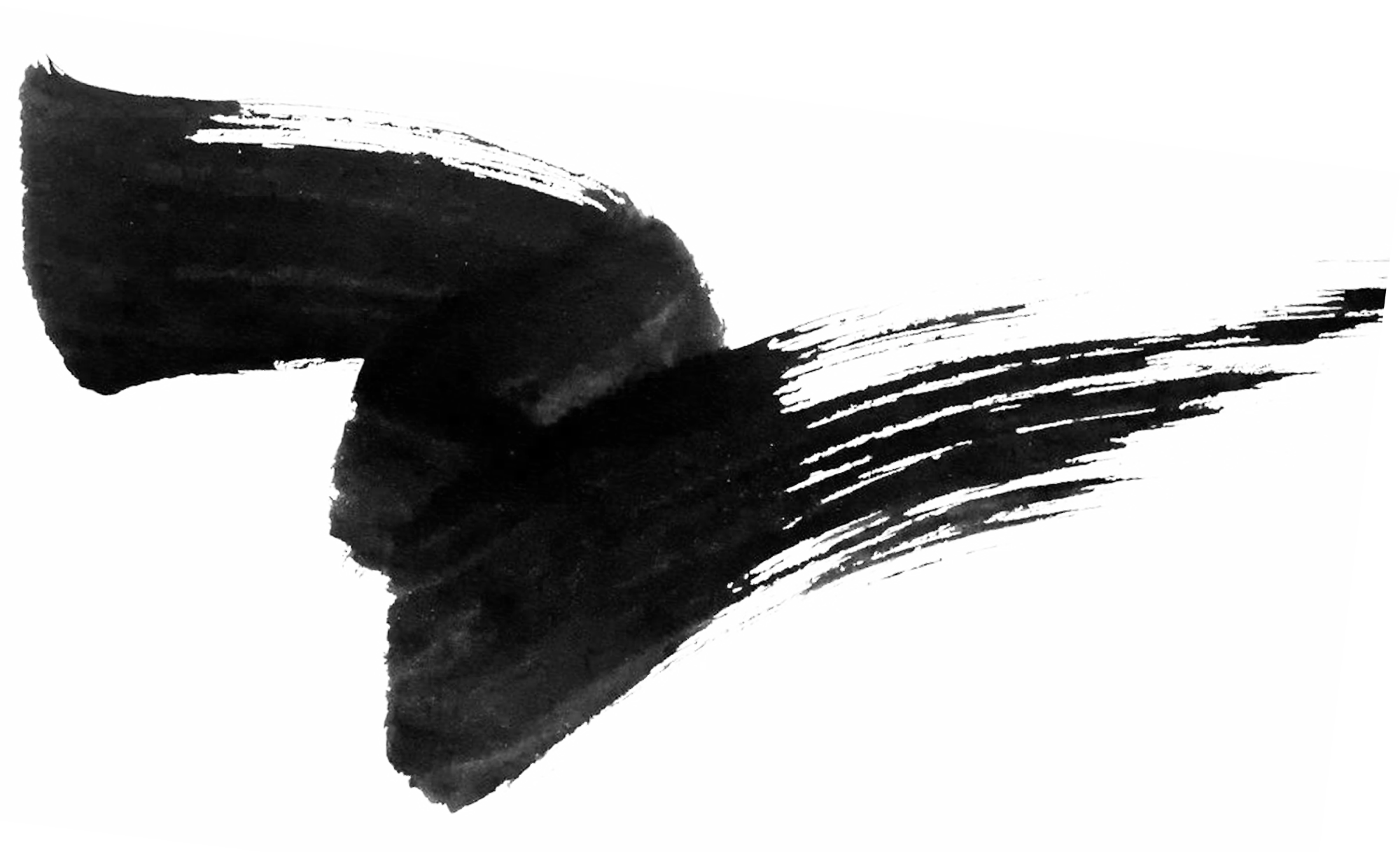 Black Paint Brush Stroke Png Background - Widepik