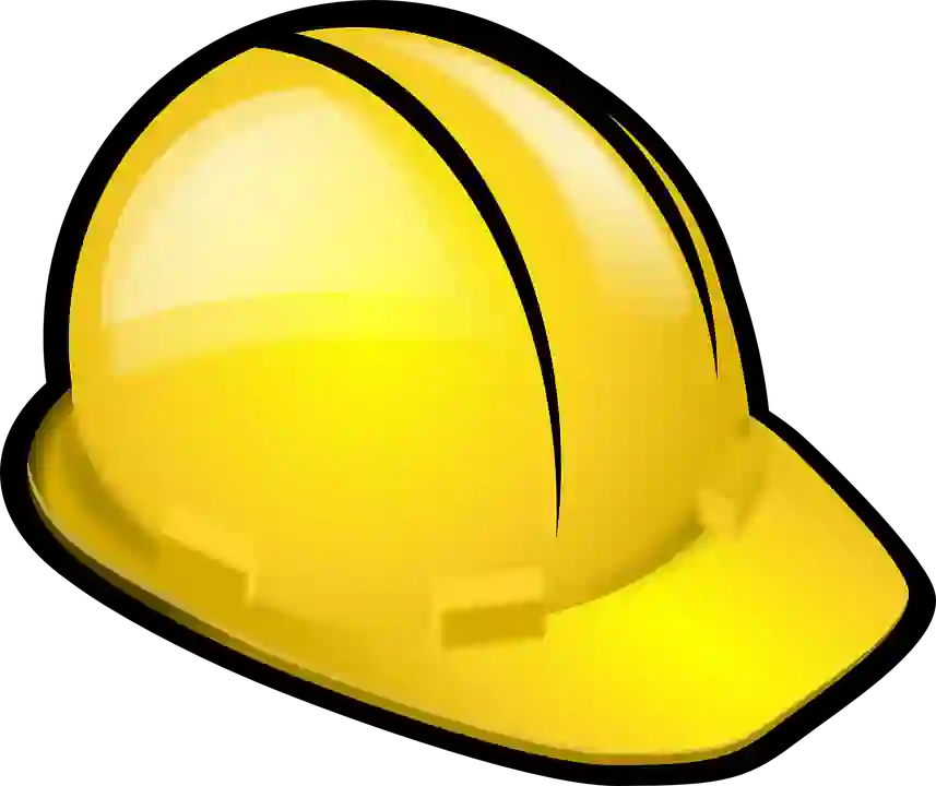 Yellow Cap - Construction Helmet Png - Safety Hat