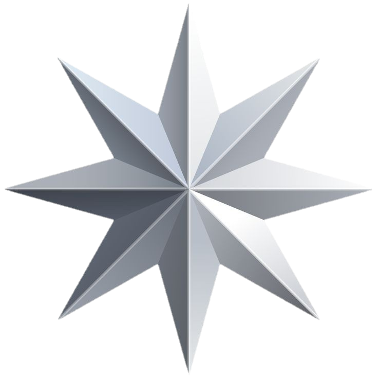 Abstract Geometric Star Vector Icon Design Png