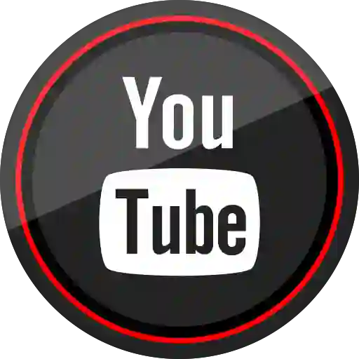 Black YouTube Logo Png Transparent Background