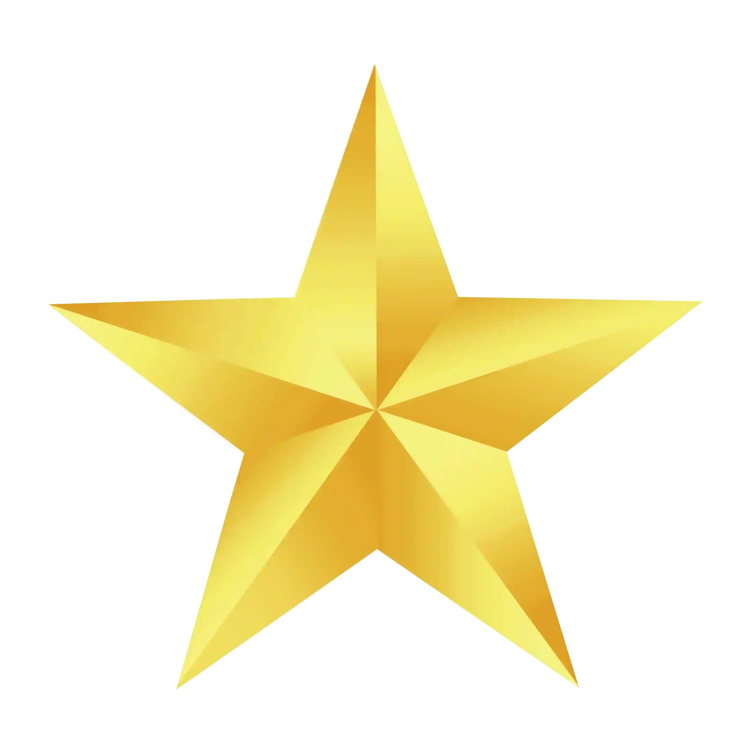 Download Abstract Gold Star PNG