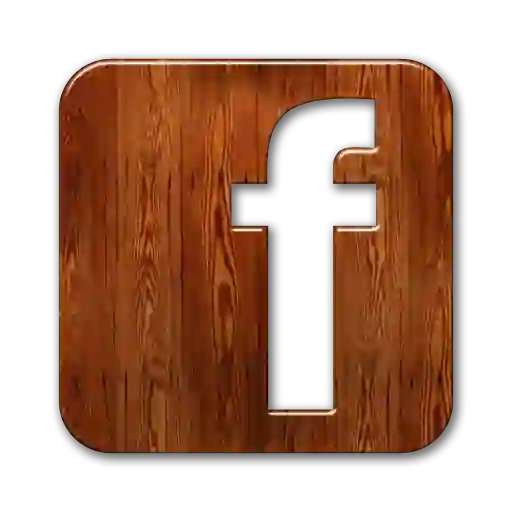 Facebook Wood Logo PNG