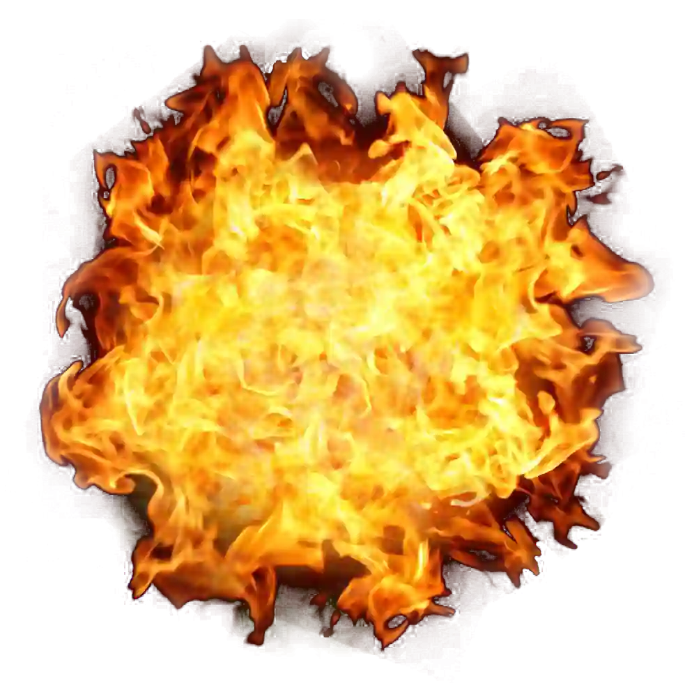 Fire Boom Exploded Png - Fire Blast