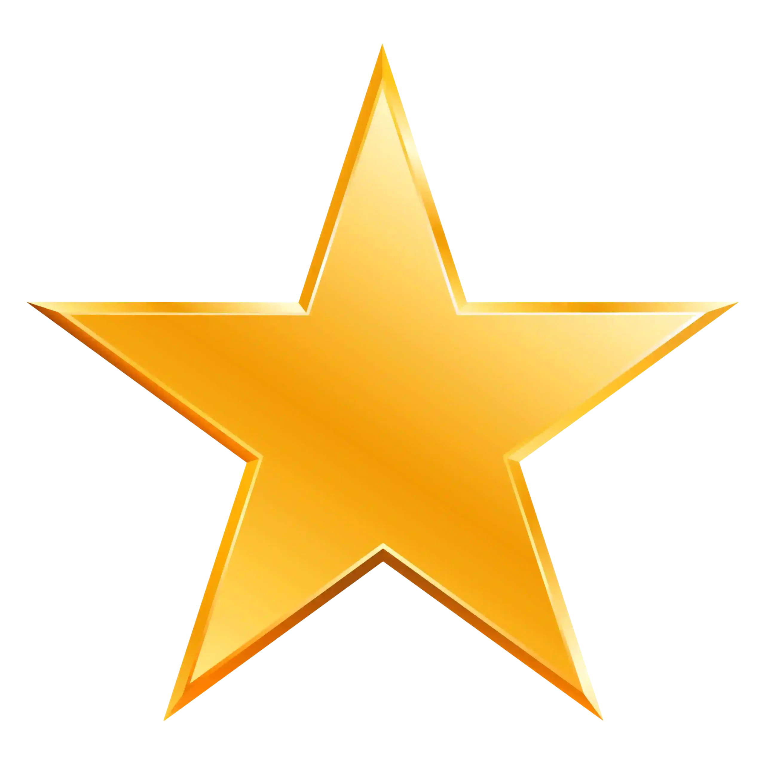 Gold Star Png Download Transparent