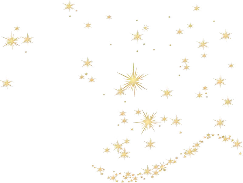 Golden Sparkle Star PNG Download