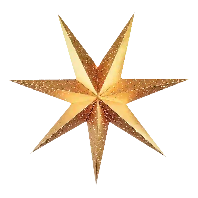 Golden Star Glitter On Transparent Png