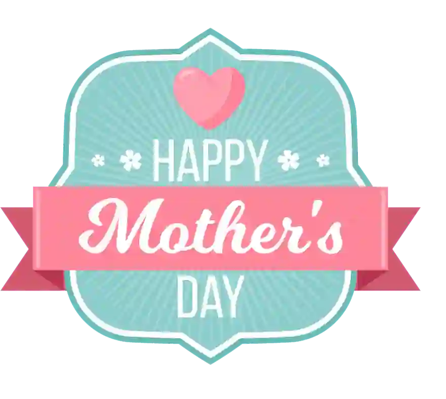 Happy Mother's Day Layout Design PNG