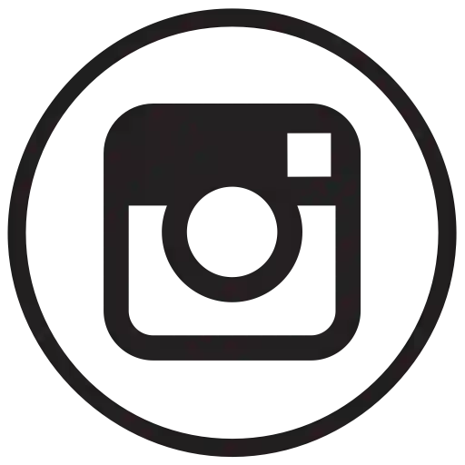 Instagram Liner Round Design Social Media Icon