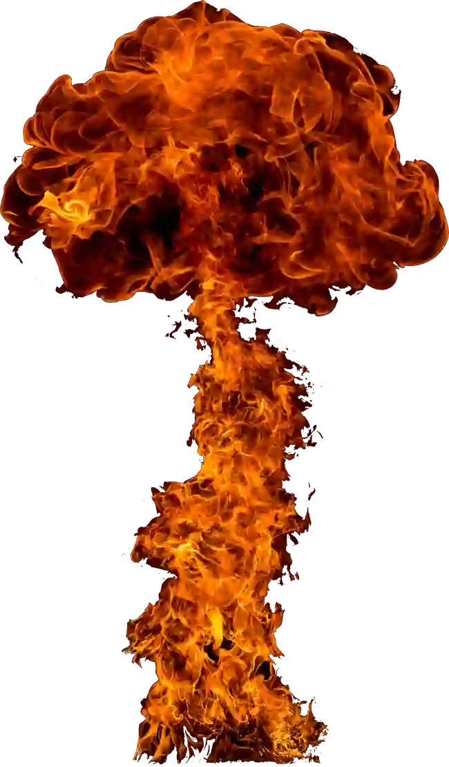 Mushroom Fire Transparent PNG