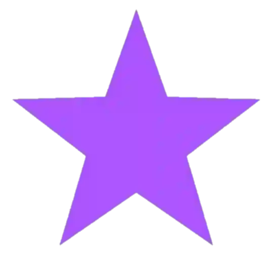 Purple Star PNG Icon Download