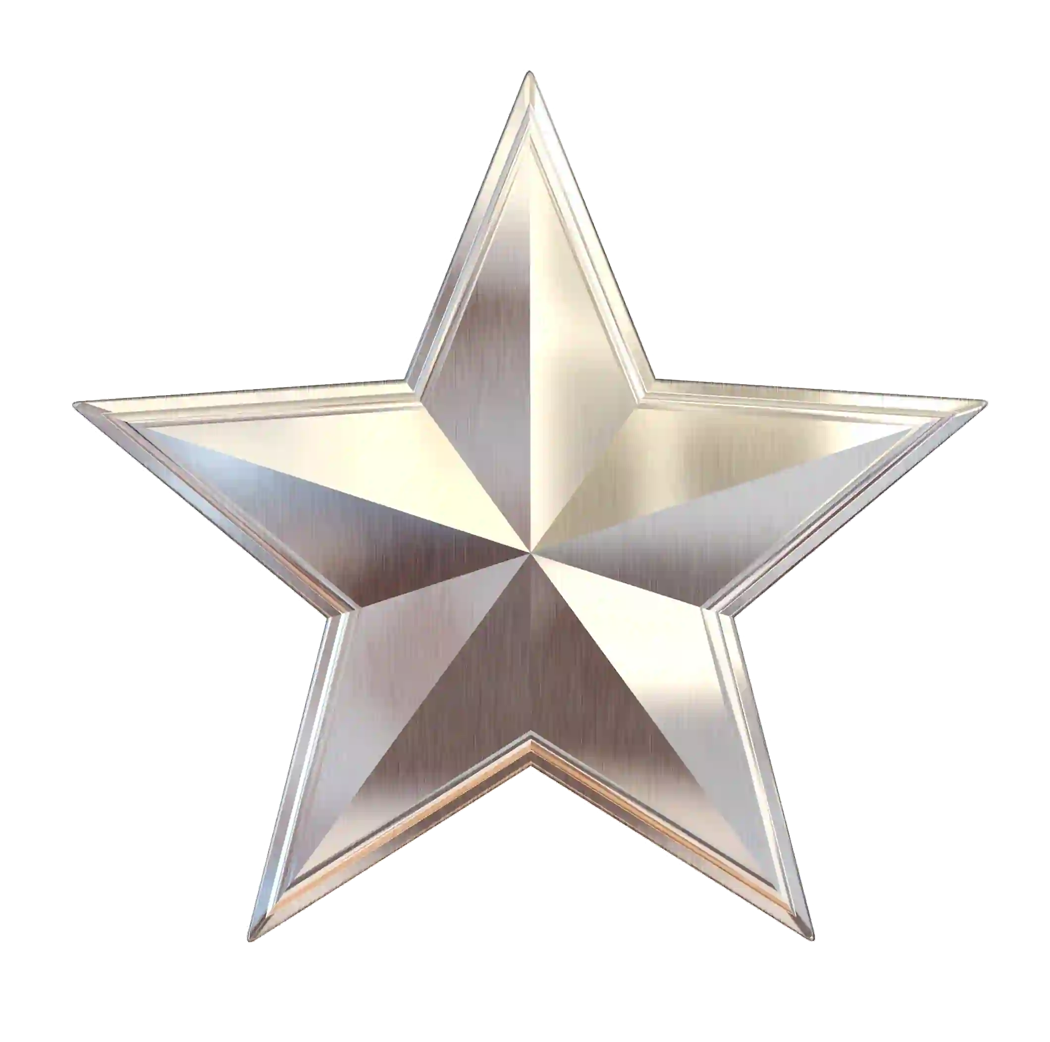 Silver Star PNG Free Download