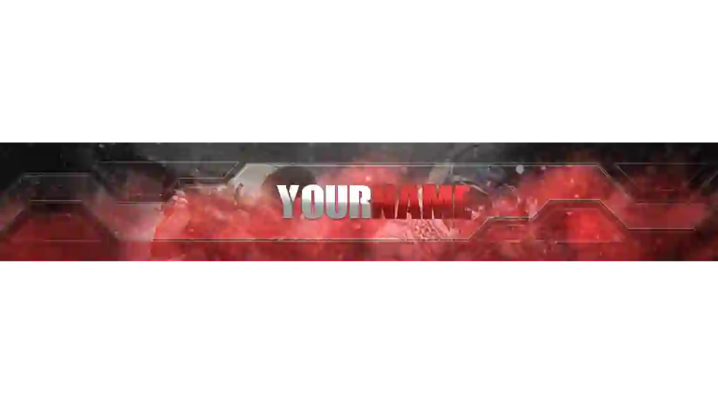 YouTube Channel Art Banner PNG 