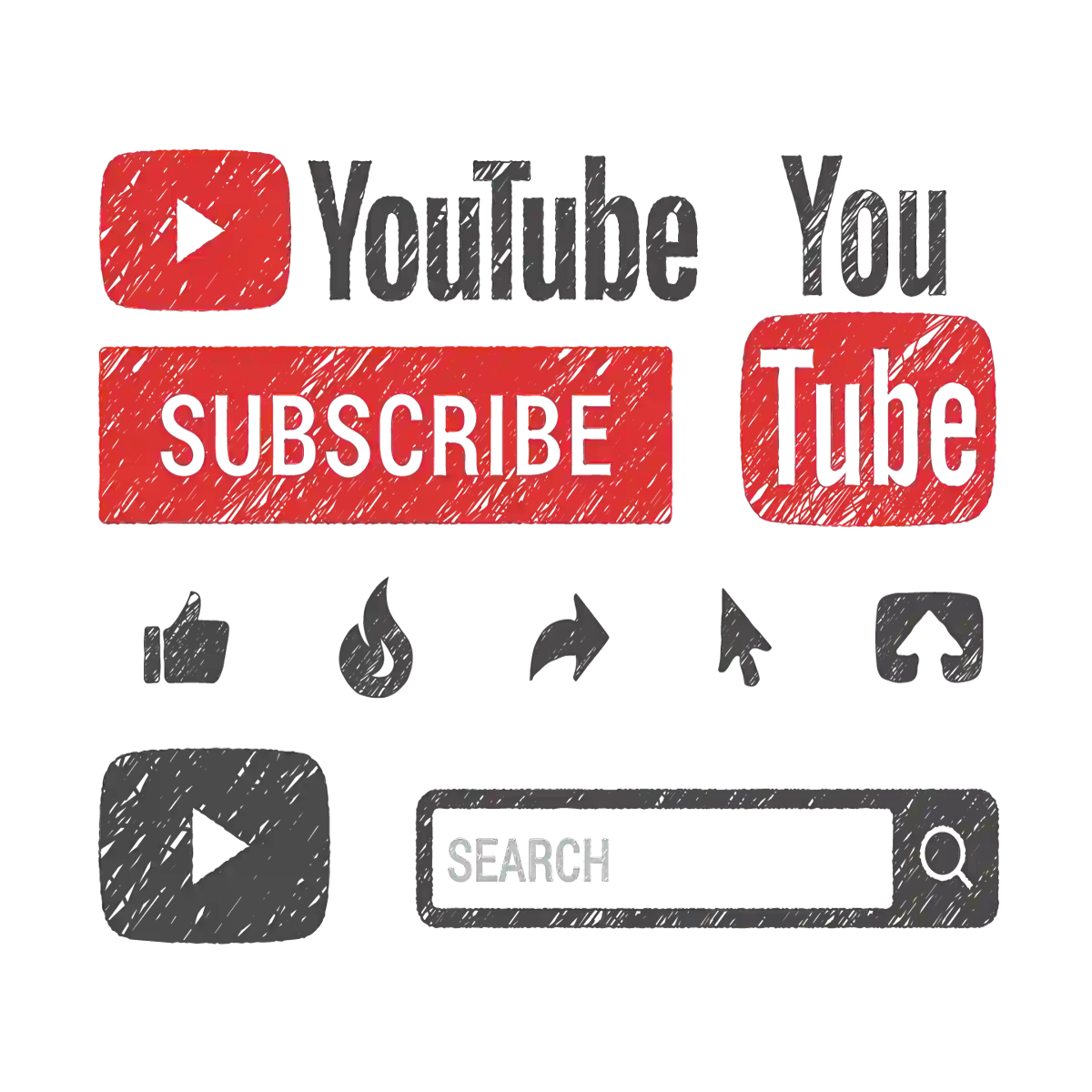 Youtube Logos Png Free Download