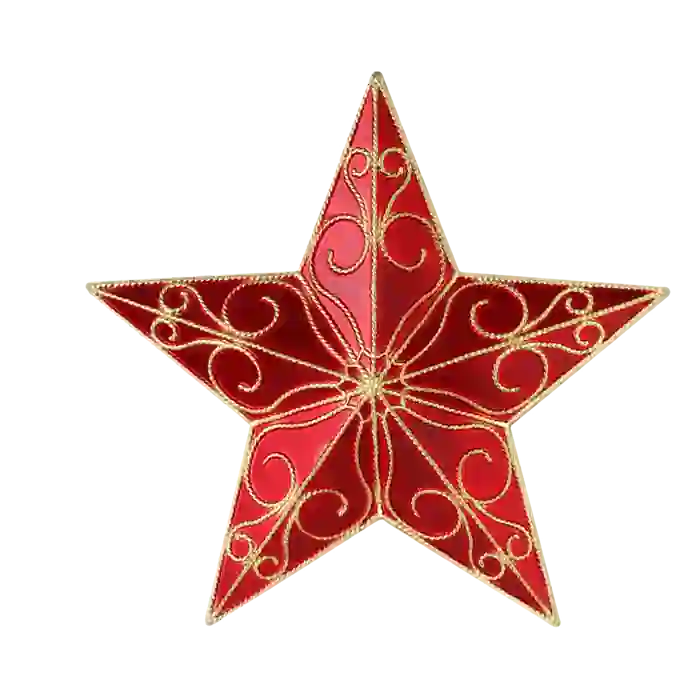 Christmas Star Red Png