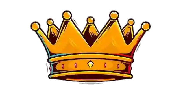 3D King Crown Transparent PNG