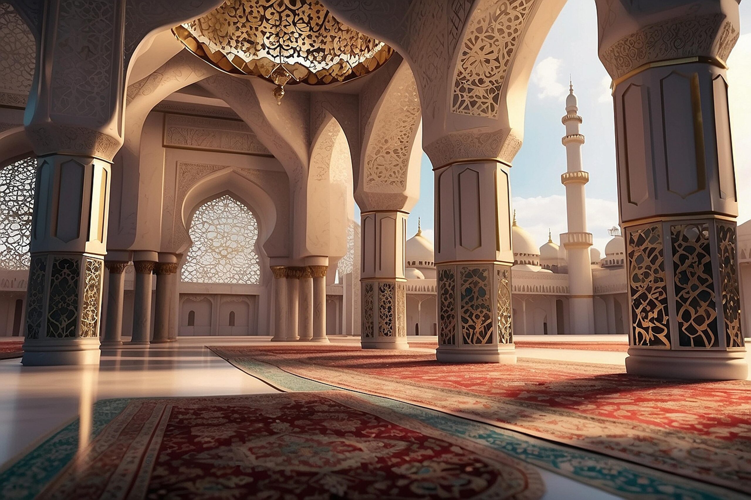 3D Mosque Background