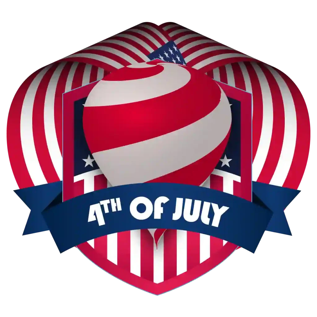 4th Of July Design With PNG