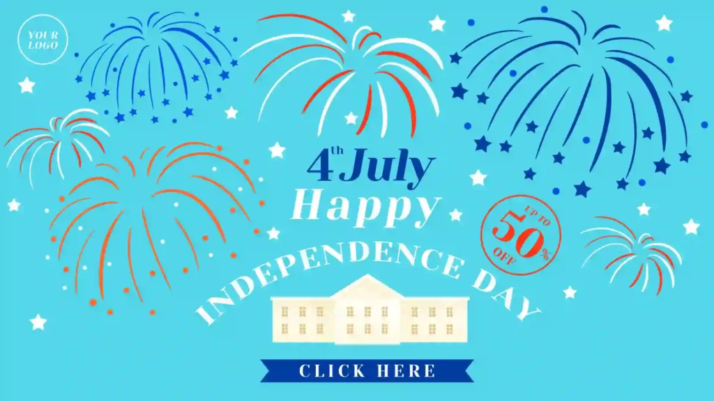 American Independence Day Banner PSD Free Download
