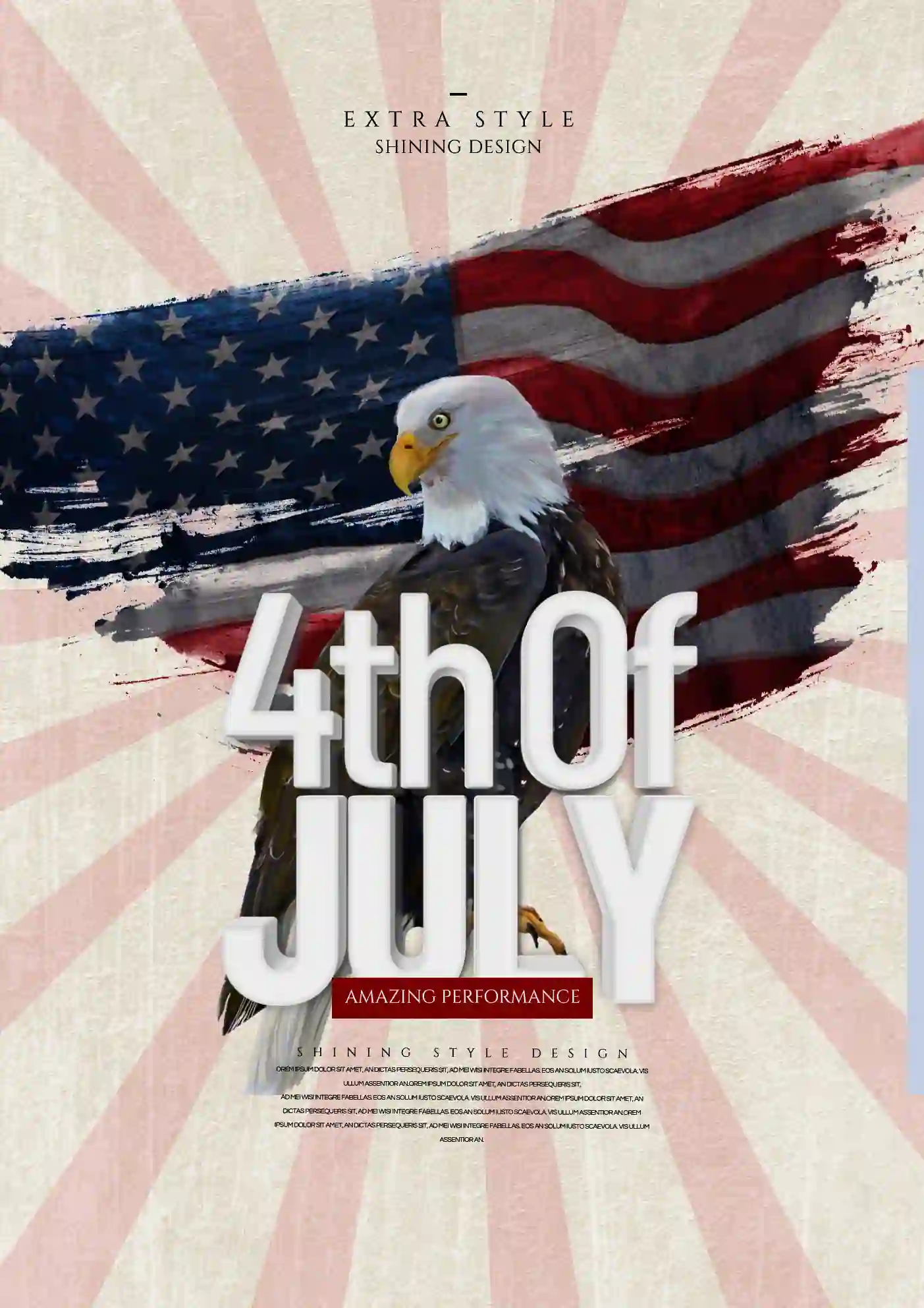 American Independence Day PSD Free Download