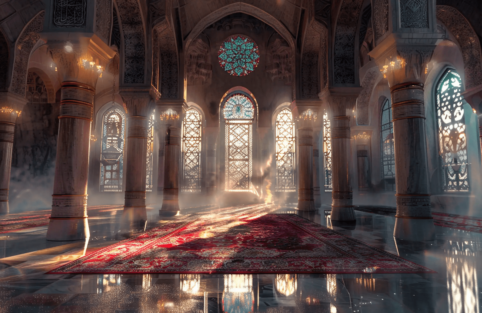 Arabic Mosque Background
