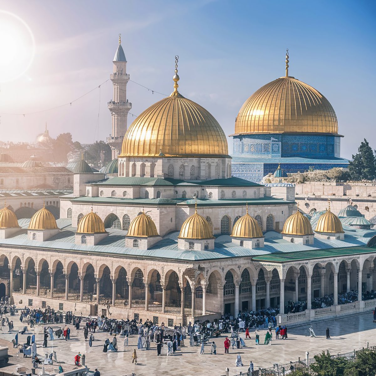 Beautiful Aqsa Mosque Background