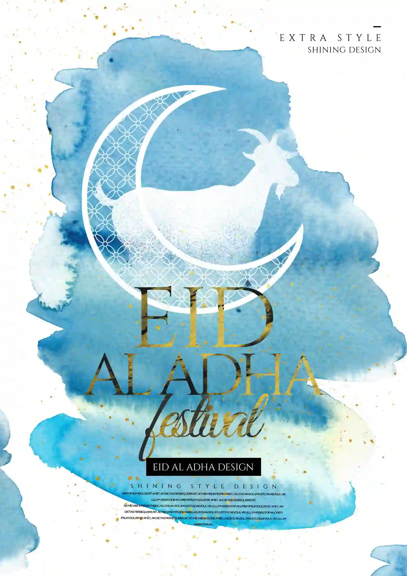 Eid Al Adha Festival Poster Background Free Download