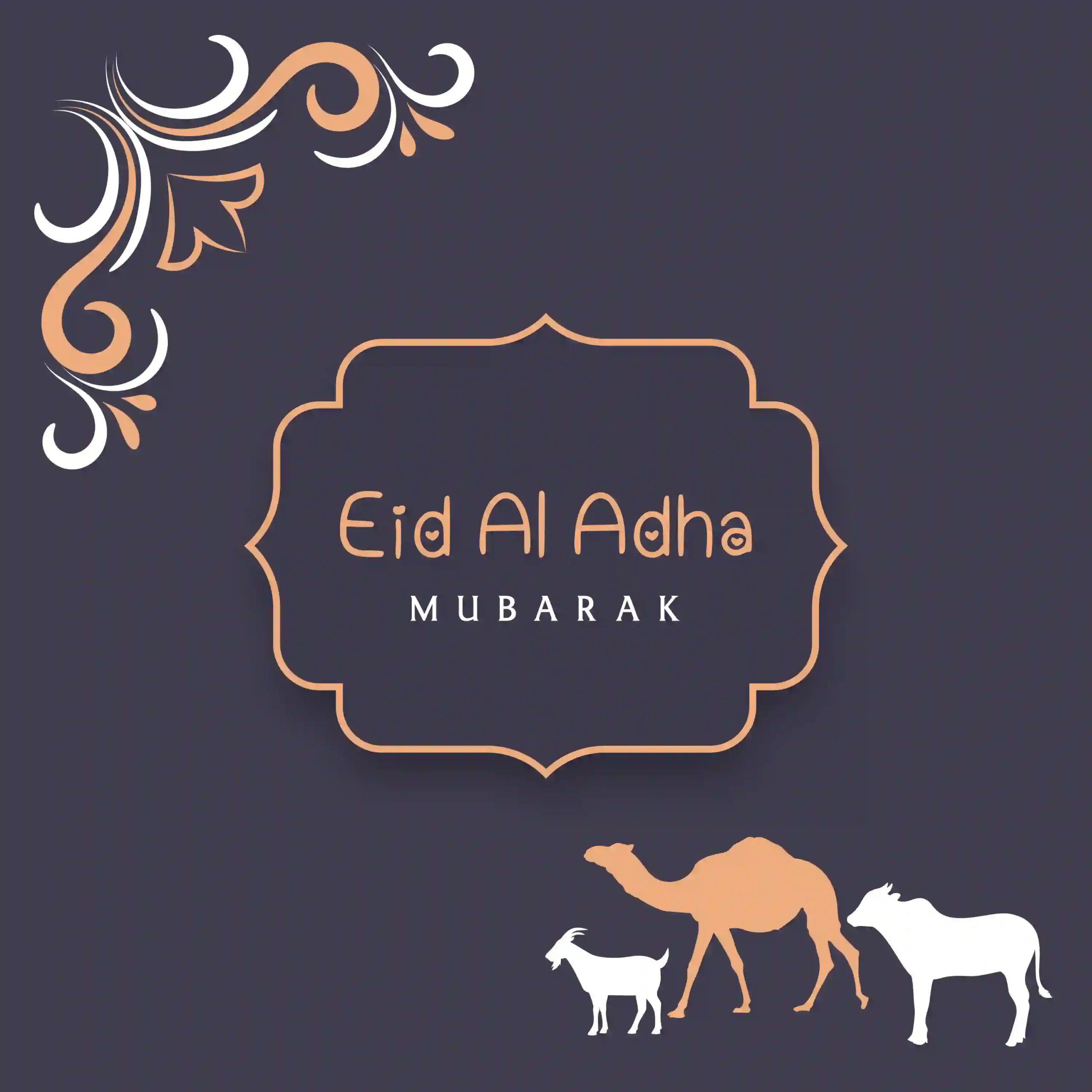 Eid Al Adha Mubarak Islamic Background PSD Free Download