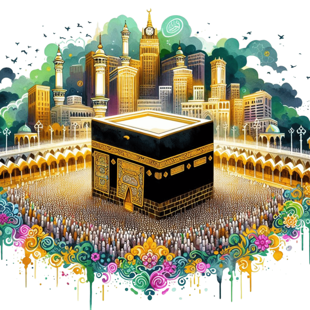Eid Al Adha The Kaaba Vector PNG