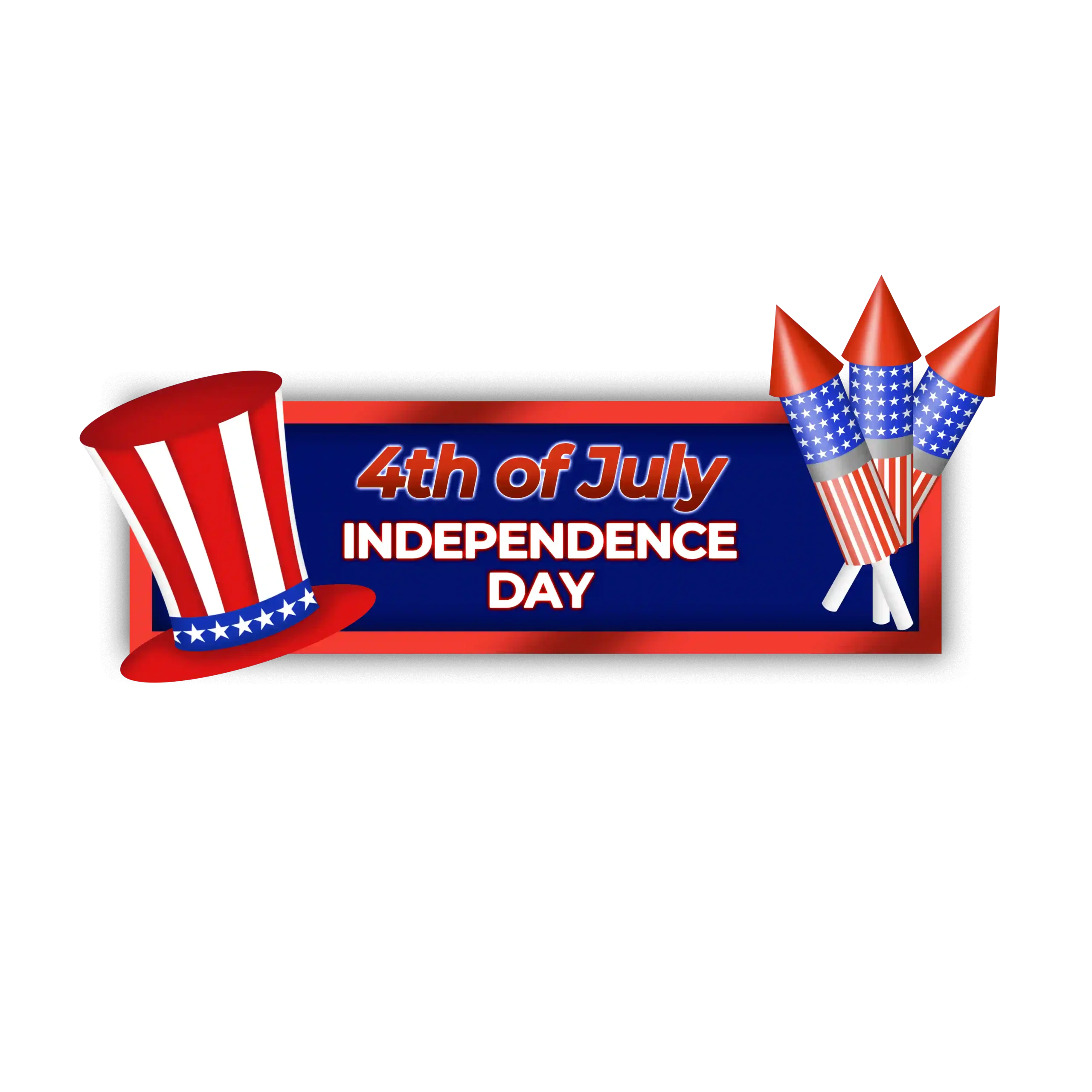 Fourth of July Independence Day Background PNG