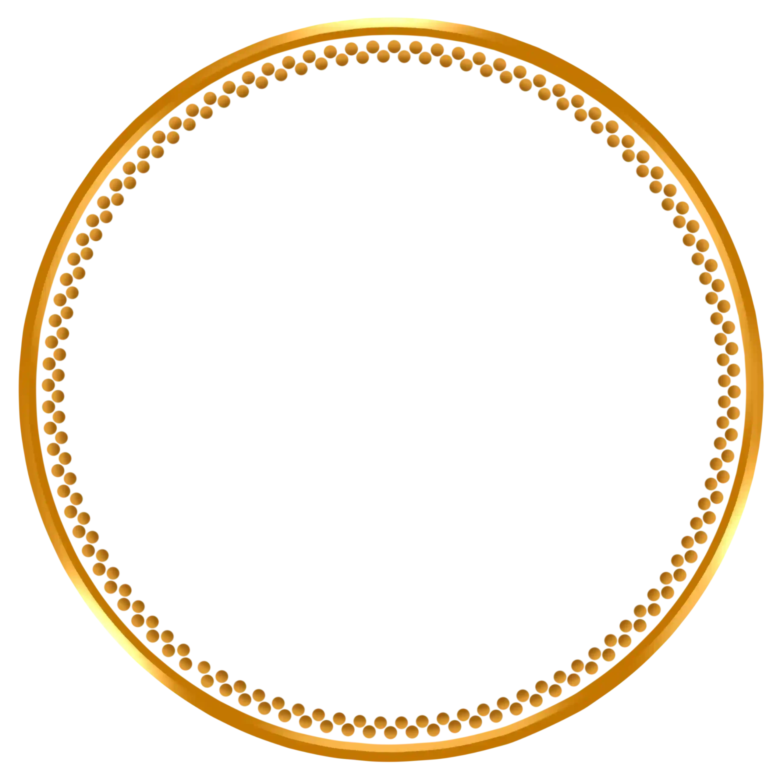 Golden Circle Frame Design PSD Free Download