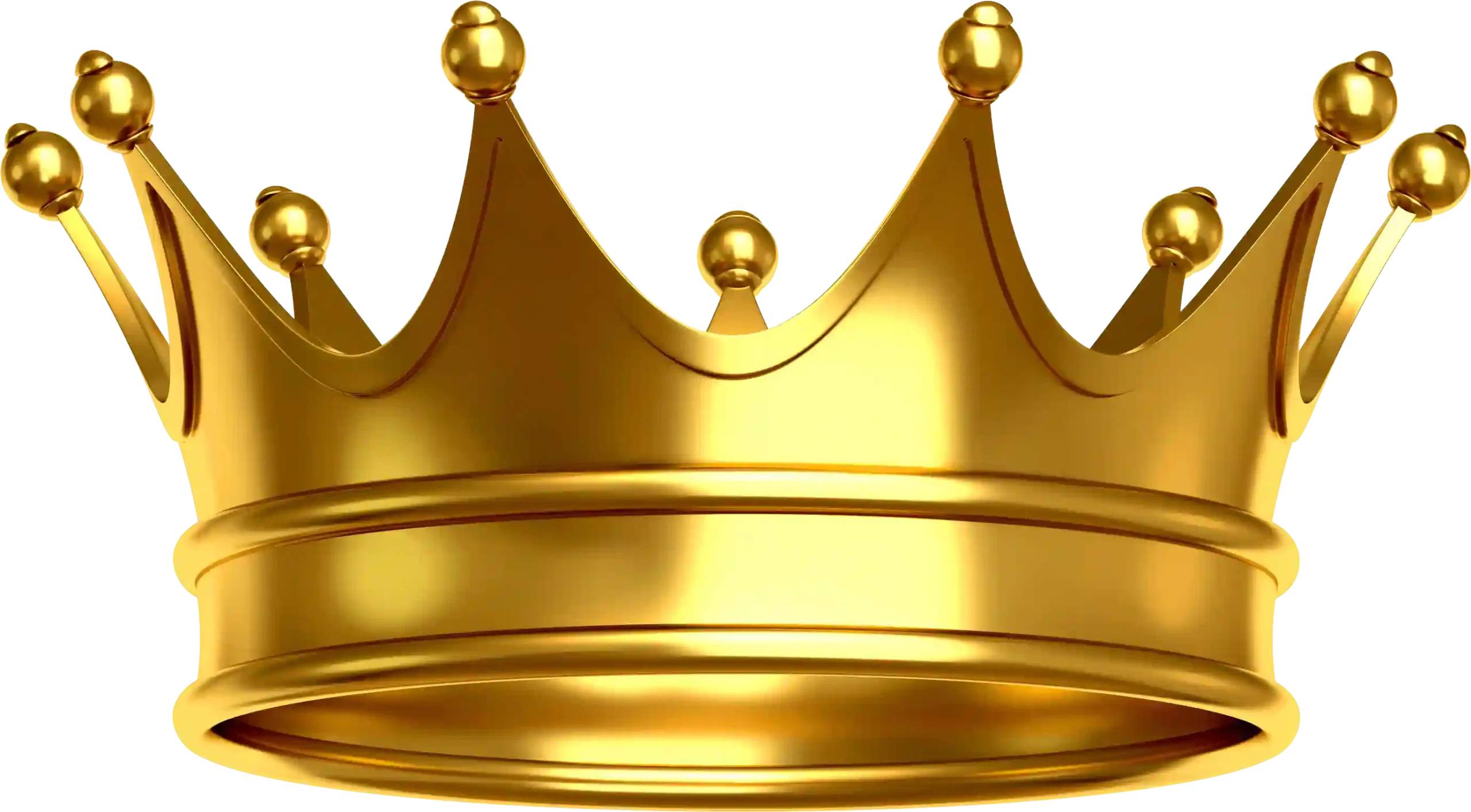 Golden Crown NO Background PNG