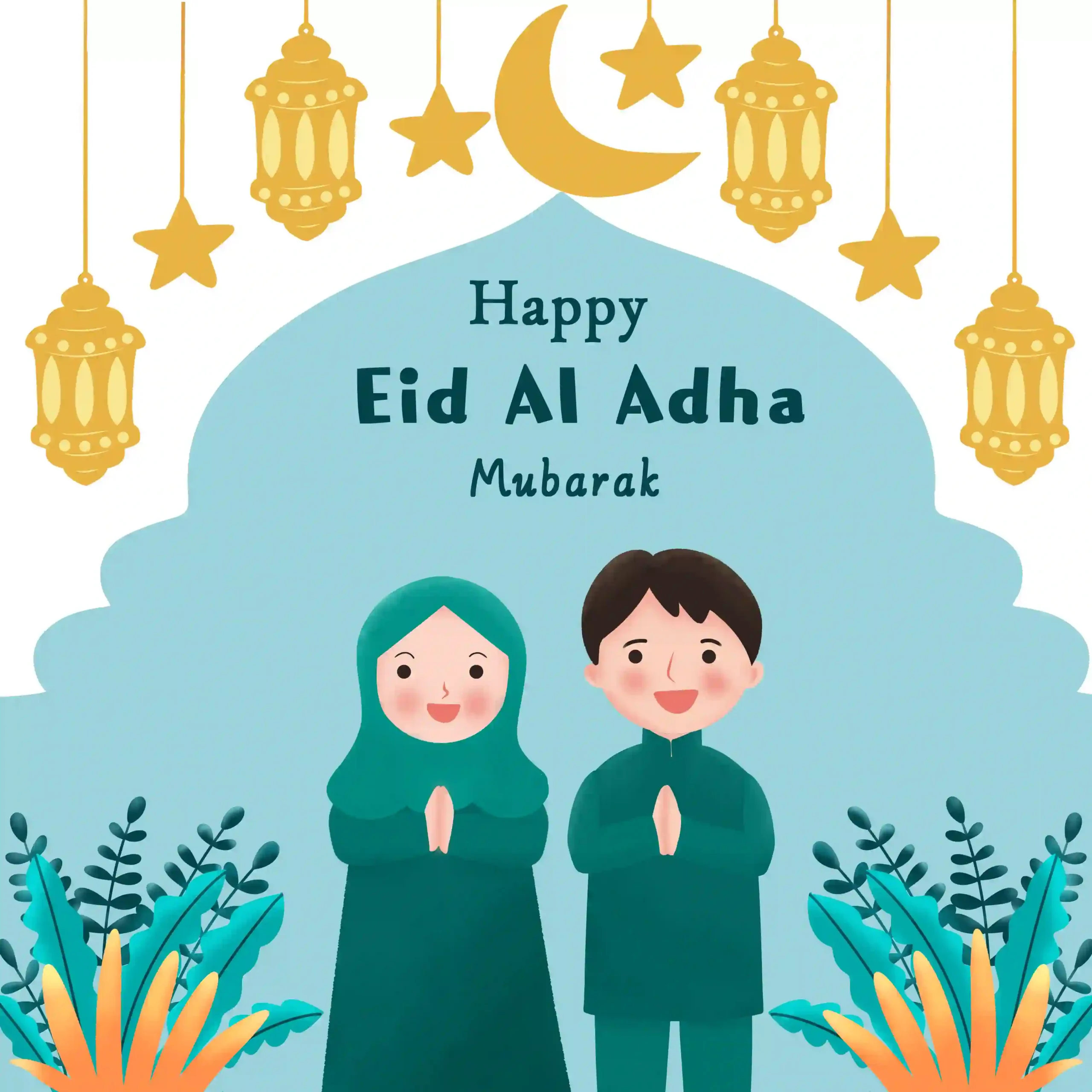 Happy Eid Al Adha Mubarak PSD Free Download