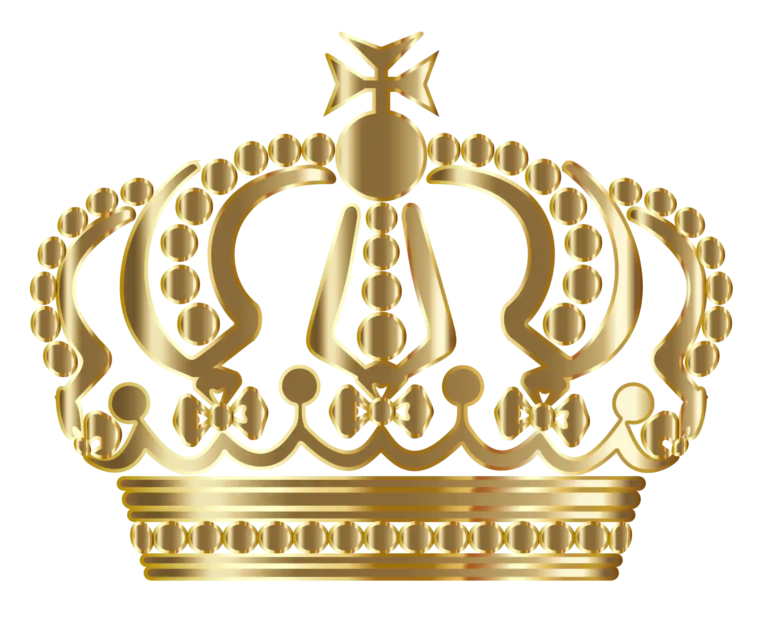 Imperial Crown Clipart Gold PNG Icon