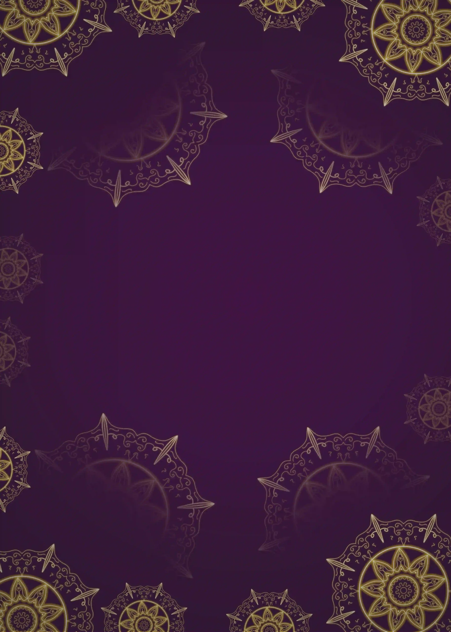 Islamic Classical Mandala Pattern Background