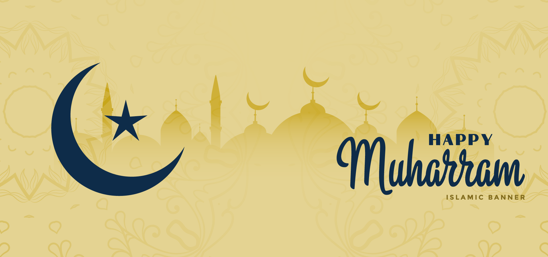 Islamic New Year Banner Background