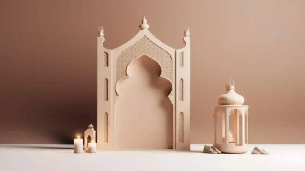 Islamic Ramadan Mosque Lantern Three-Dimensional PSD Free Download