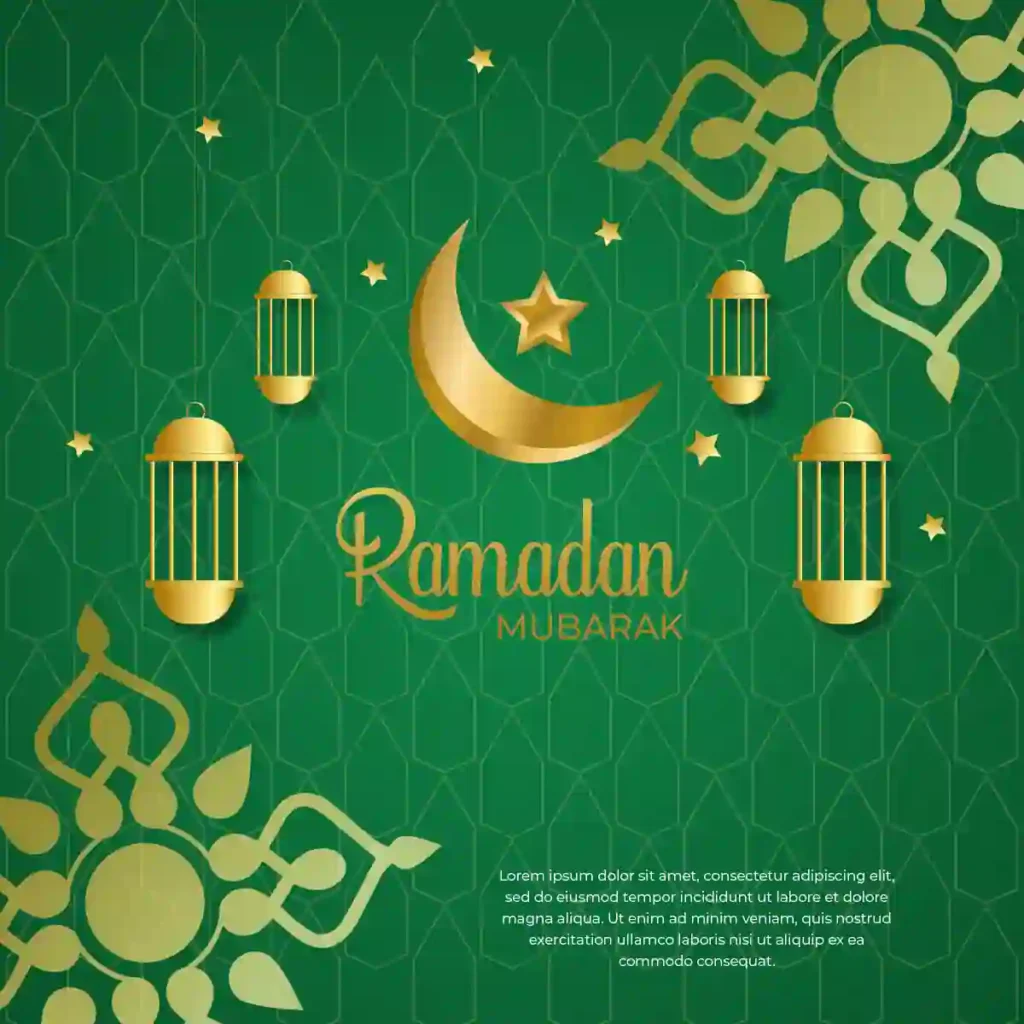 Ramadan Kareem Islamic Greeting Card PSD Free Download