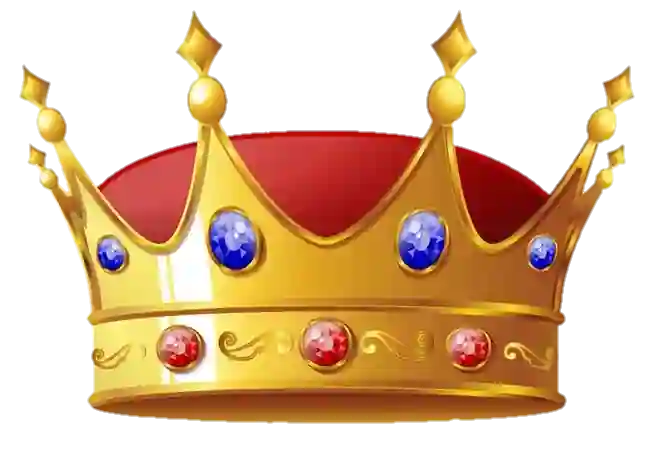 Royal Crown Gold Vector PNG