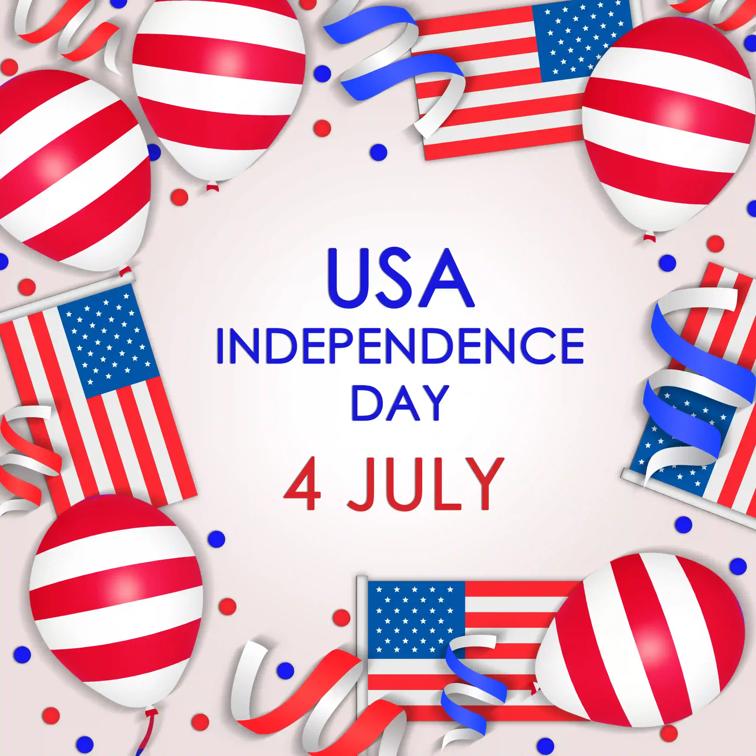 USA Independence Day 4 July PSD Free Download
